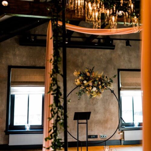 backdrop zwart huren rond bruiloft