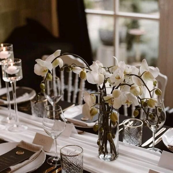 dinerstyling zwart goud diner styling zwart goud geschikt voor bruiloft decoratie