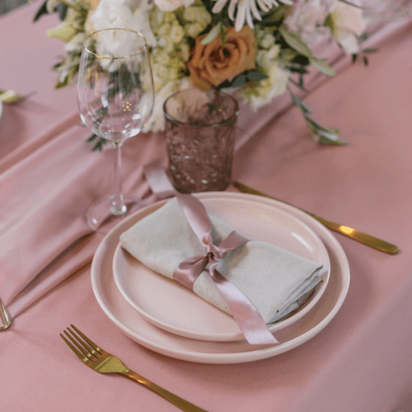 zachtroze dinerbord baby roze diner bord tafelstyling voor bruiloft en 21-diner