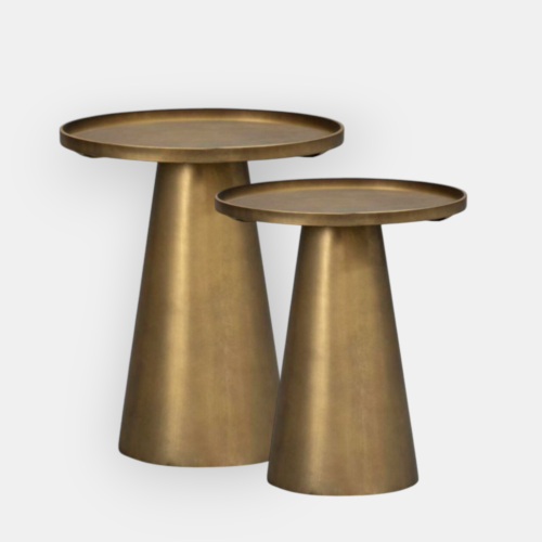 gouden bijzettafeltjes geschikt voor bruiloft decoratie