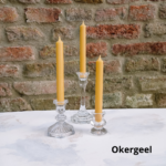 Ja, ik wil graag 10 okergele kaarsen bij kopen. +€13.50