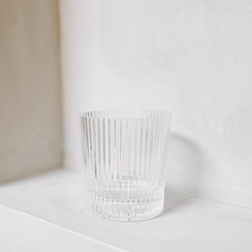 waterglas ribbel helder glas geschikt voor bruiloft decoratie