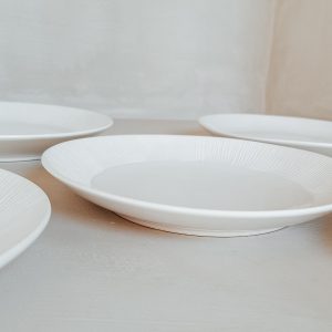 ontbijtbordje wit geschikt voor bruiloft decoratie