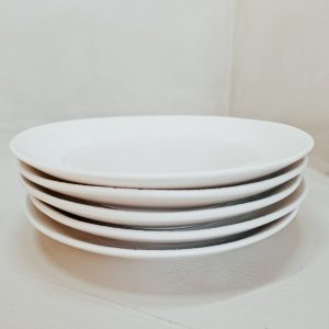 lunch bordje wit geschikt voor bruiloft decoratie