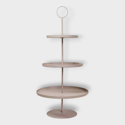 etagere beige zand geschikt voor decoratie high tea en bruiloft