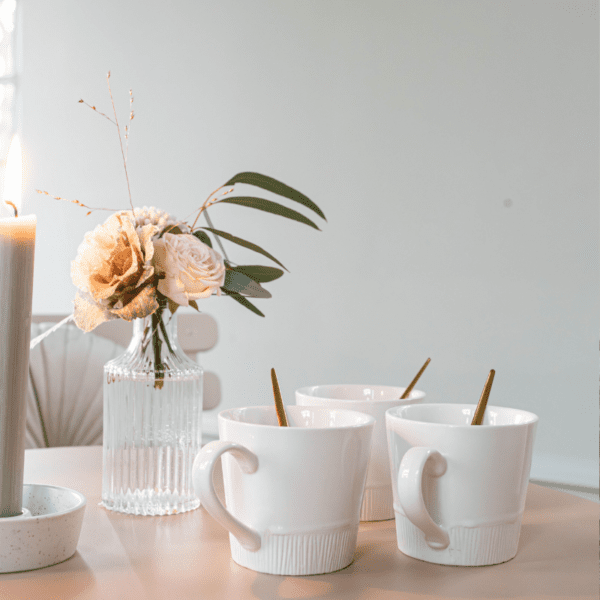 wit servies wit servies voor bruiloft of 21-diner huren