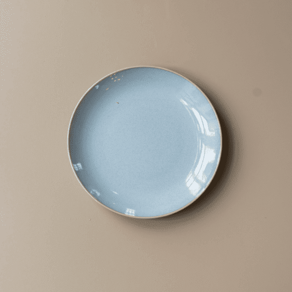 ontbijtbord blauw Ontbijtbord 20 cm blauw voor babyshower