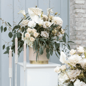 Presentatie sokkel Witte sokkel voor babyshower decoratie