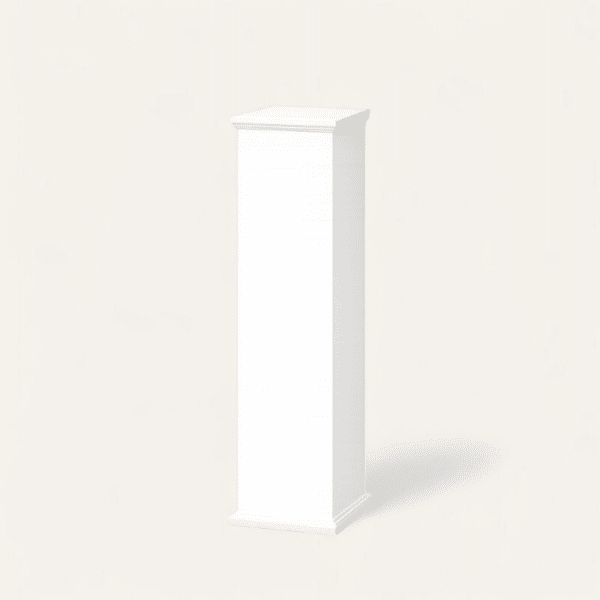 Bloemenzuil wit Bloemenzuil wit 100x30x30