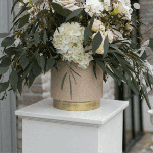 Displaysokkel Displaysokkel wit voor bruiloften en events.