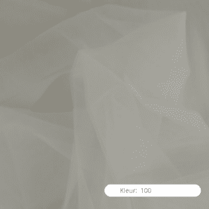 Zachte tule bruiloft wit 100