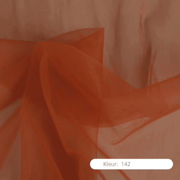 Zacht tule: terracotta 142 Zacht tule: terracotta 142
