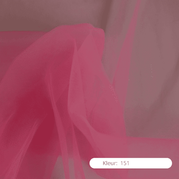Zacht tule: Fuchsia 151 zachte tule bruiloft fel roze fuchsia voor 21-diner decoratie