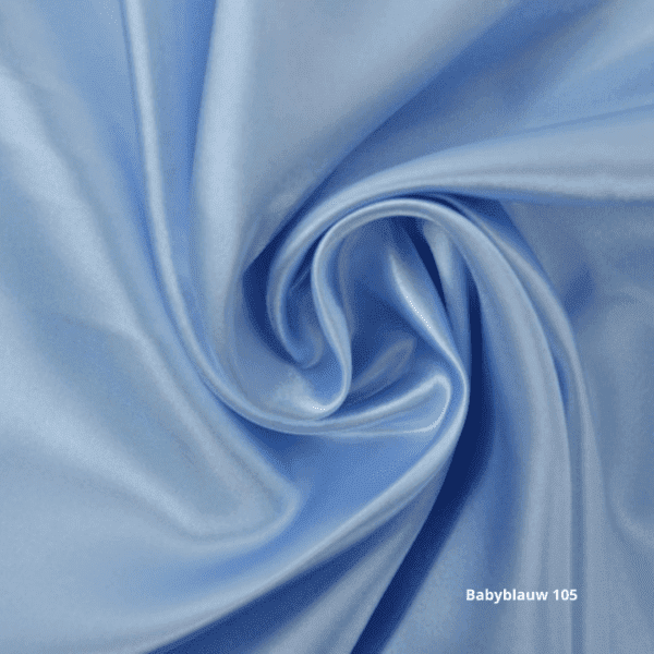 Babyblauw satijn 105 satijn stof bruiloft babyblauw