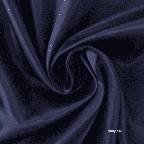 navy blauw satijn 148 satijn draperie stof navy blue