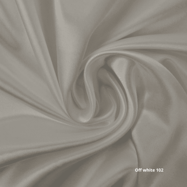 off white satijn 102 Satijnen decoratiestof off-white met subtiele glans