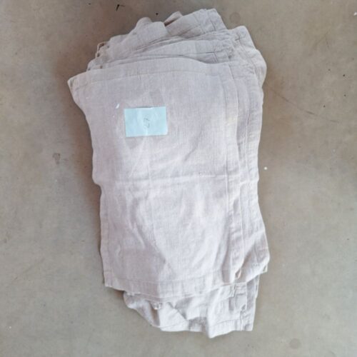 outlet linnen zandkleurige servet voor bruiloft of babyshower