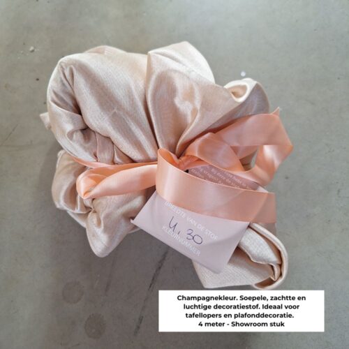 Decoratiestof babyshower zacht roze