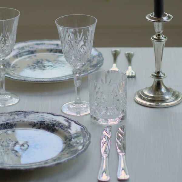 kristallen waterglas kristallen waterglas voor tafelstyling