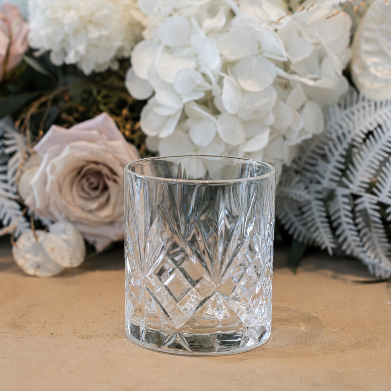 Kristallen waterglas