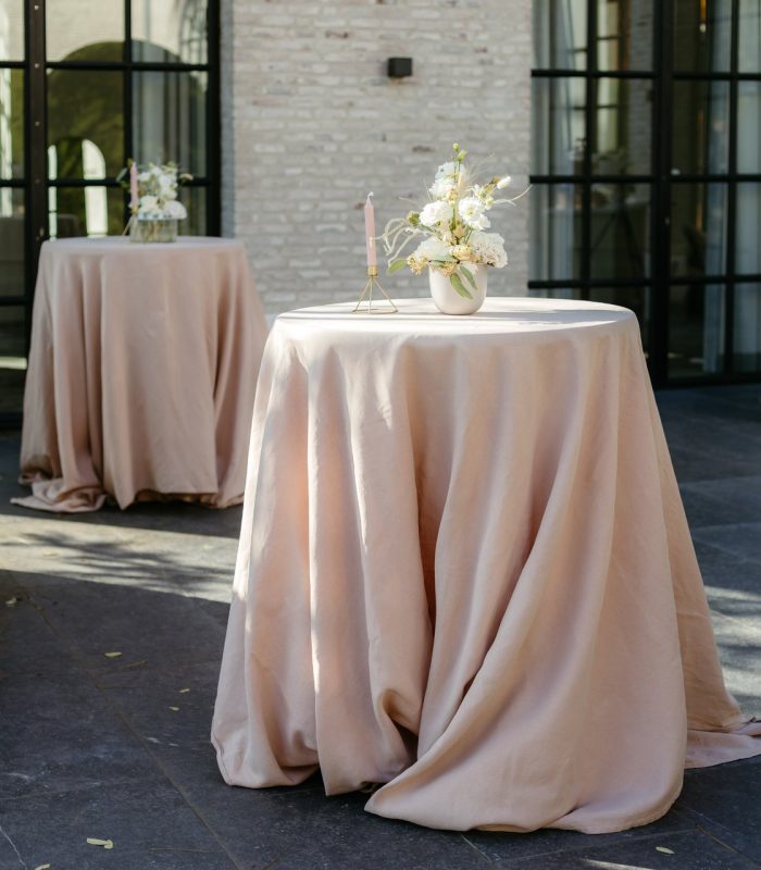 oud roze statafelhoezen, linnen